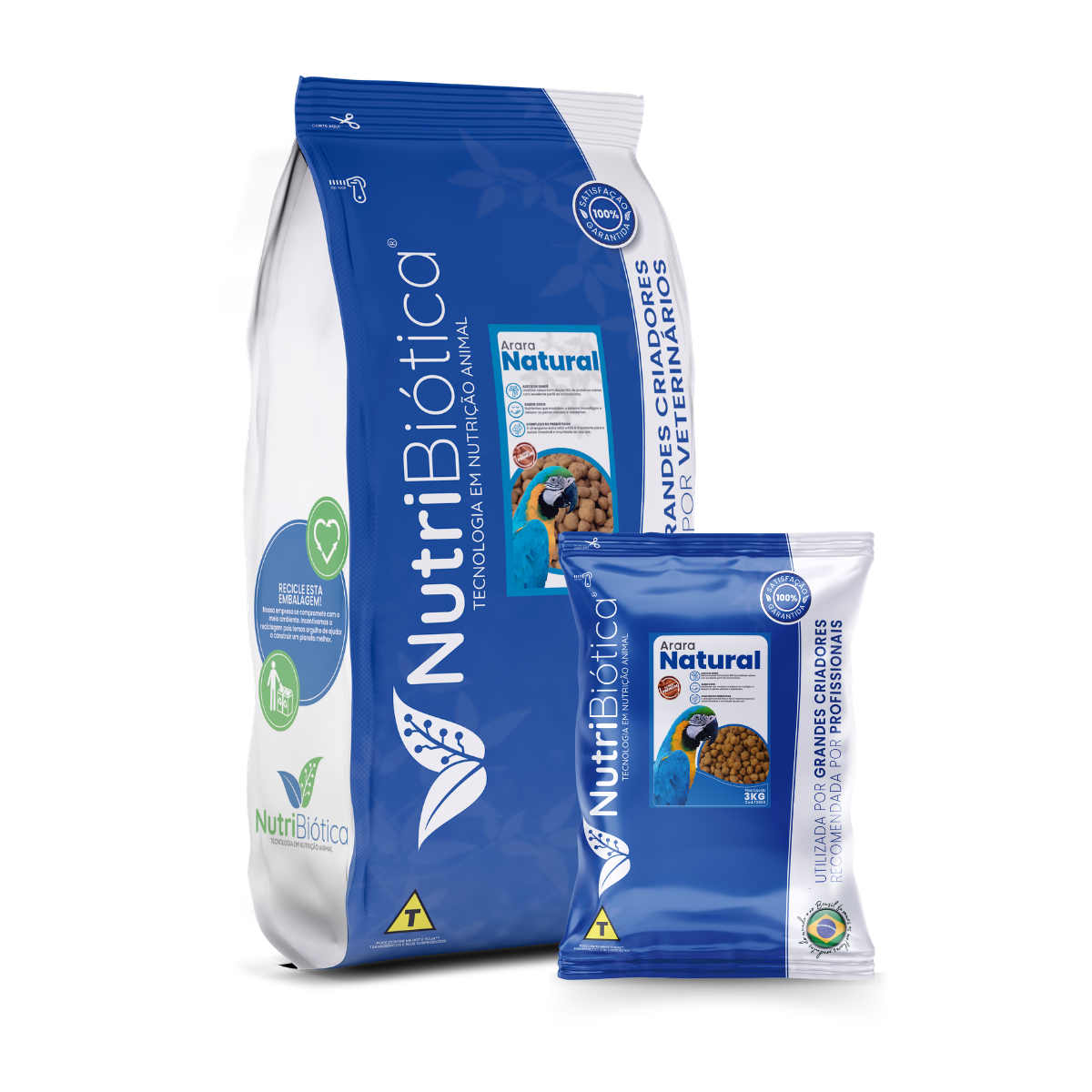 CRIADORES - ARARA NATURAL 3KG - 10KG