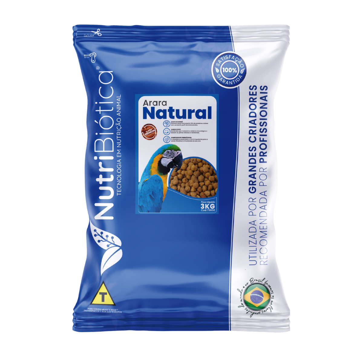 CRIADORES - ARARA NATURAL 3KG - 10KG - Imagem 3