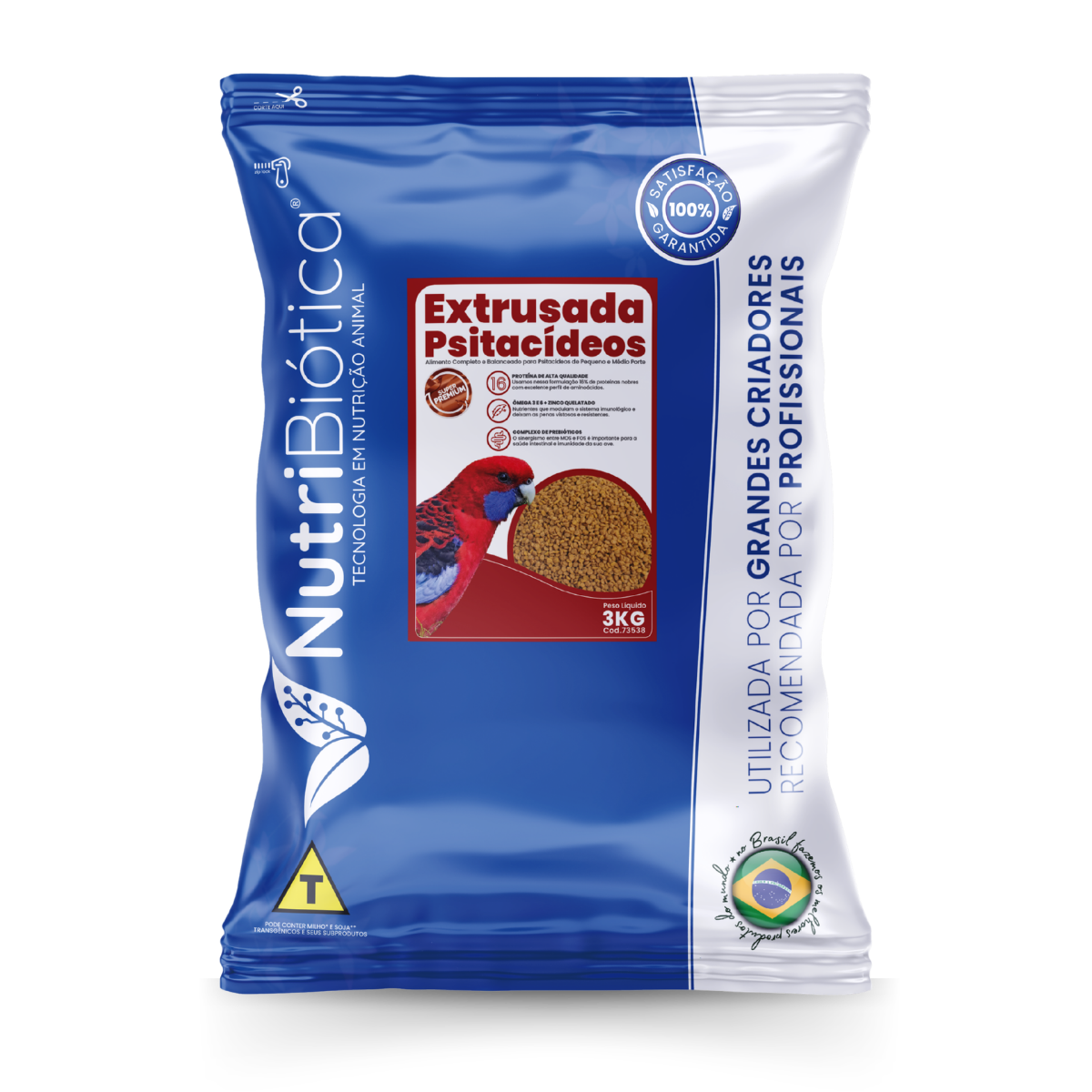 CRIADORES - EXTRUSADA PSITACÍDEOS 3KG - 5KG - 10KG - 15KG - Imagem 3