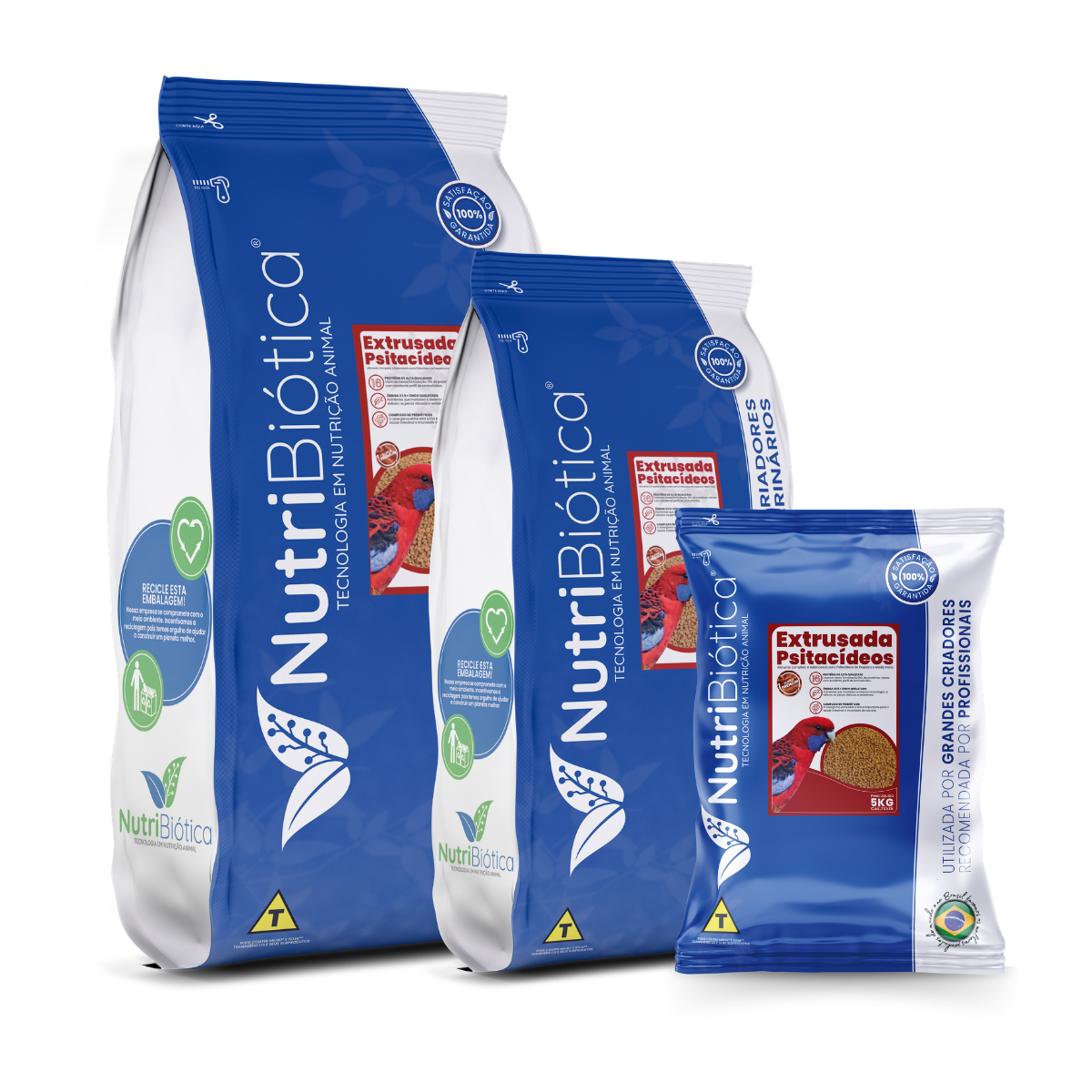 CRIADORES - EXTRUSADA PSITACÍDEOS 5KG - 10KG - 15KG