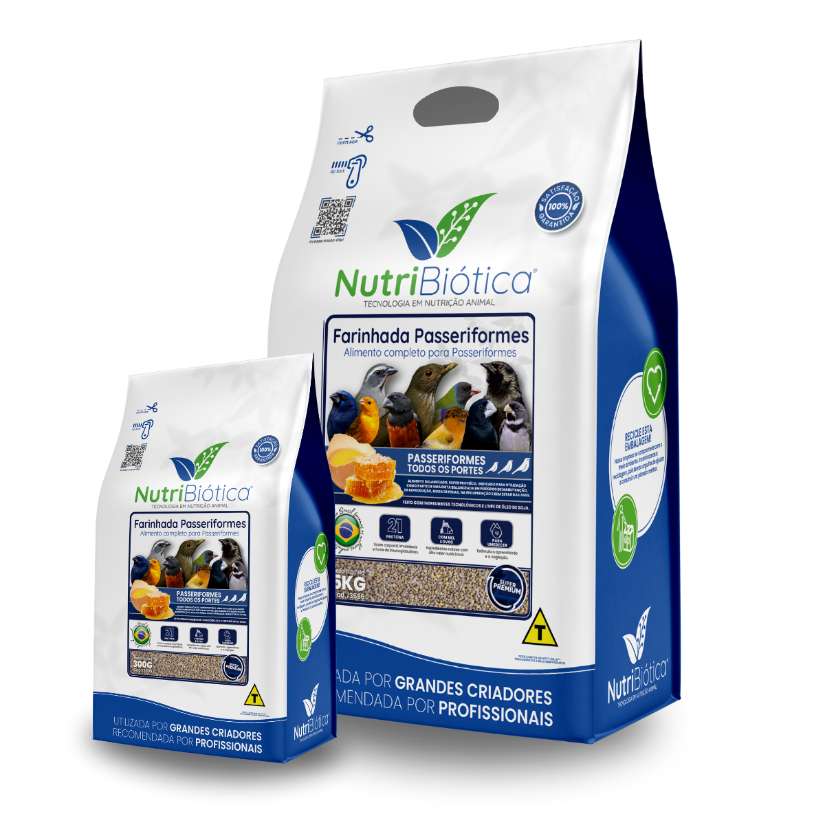 FARINHADA PASSERIFORMES 300G - 5KG