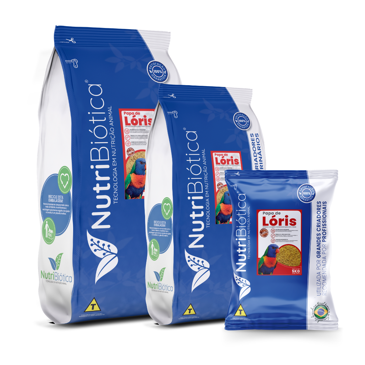CRIADORES -  PAPA DE LÓRIS 5KG - 10KG - 15KG