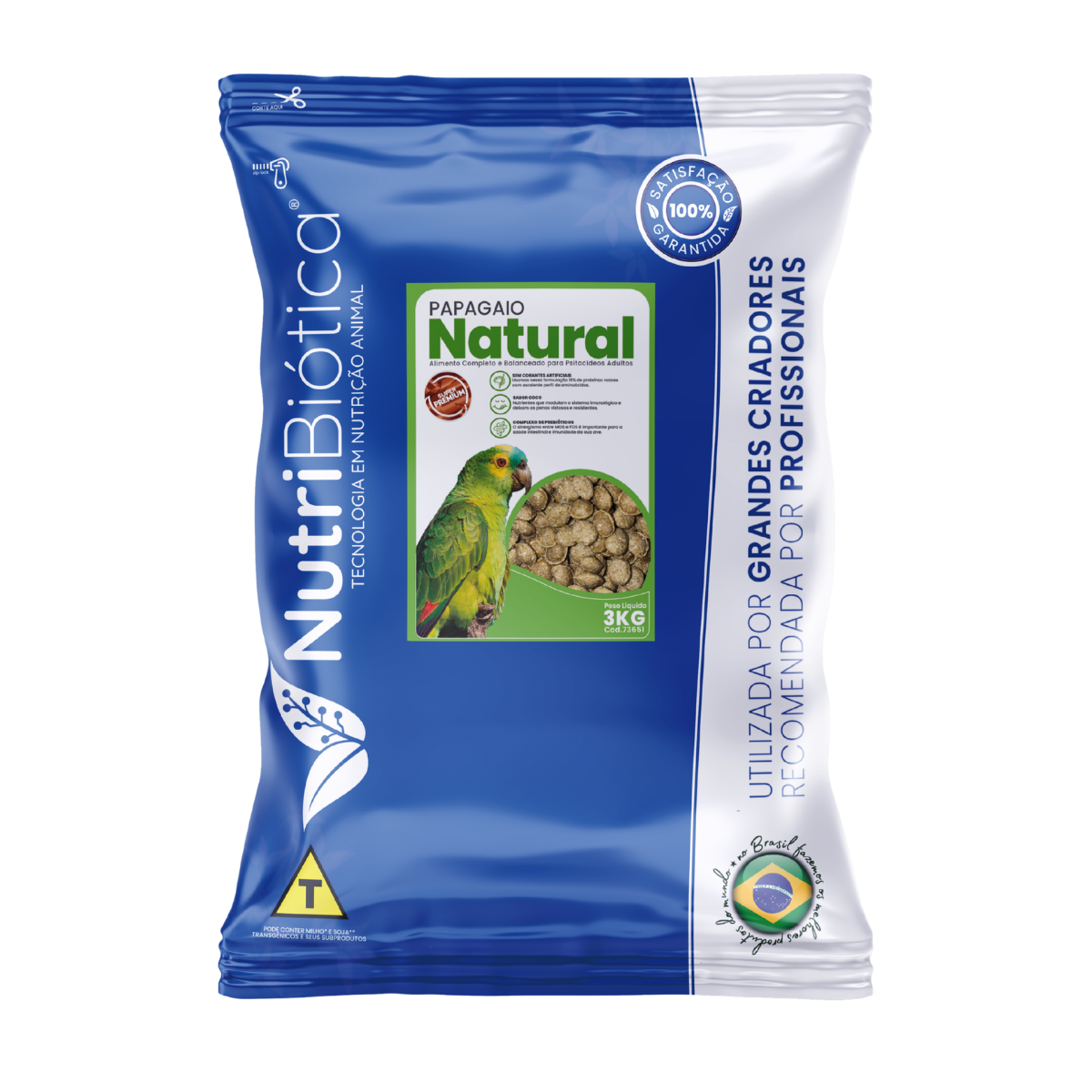 CRIADORES - PAPAGAIO NATURAL 3KG - 10KG - Imagem 3