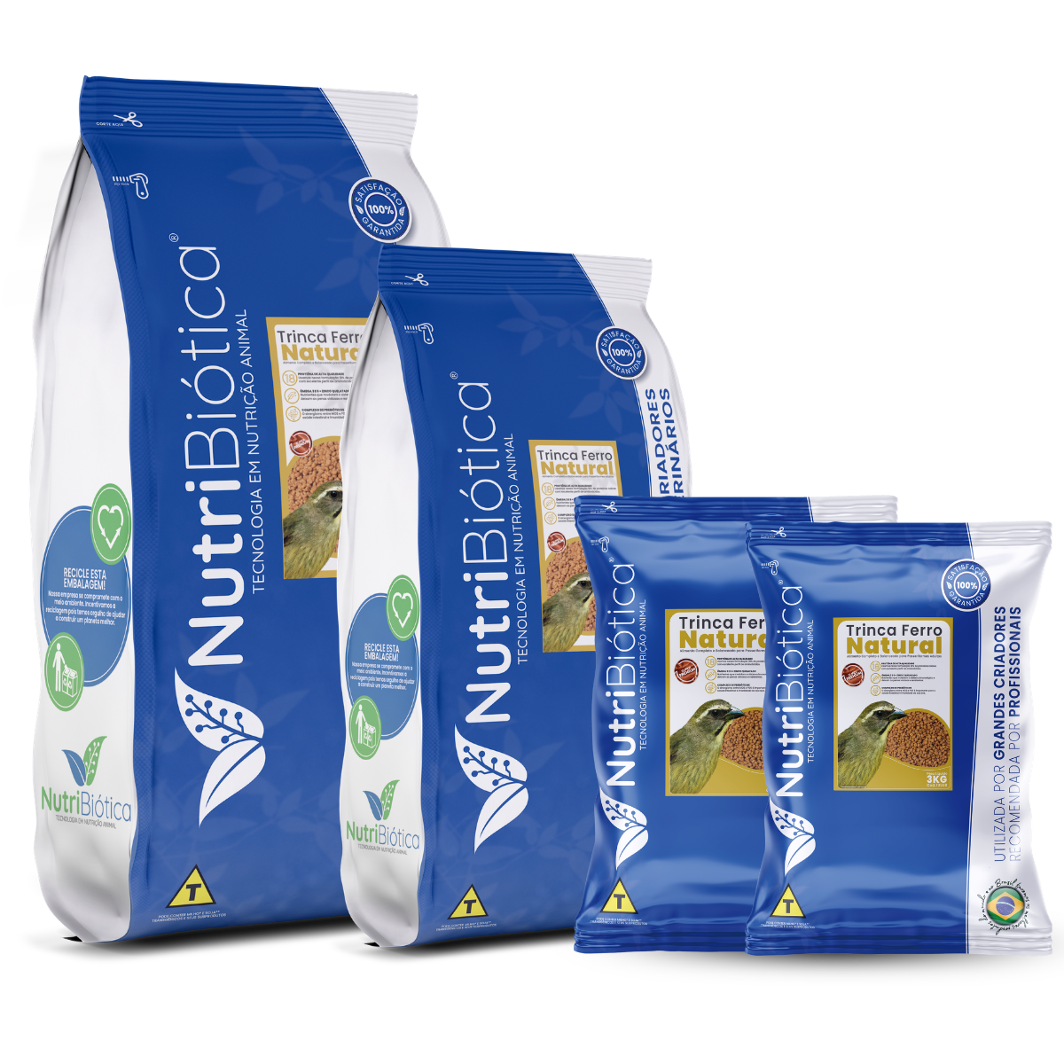 CRIADORES - TRINCA FERRO NATURAL 3KG - 5KG - 10KG - 15KG